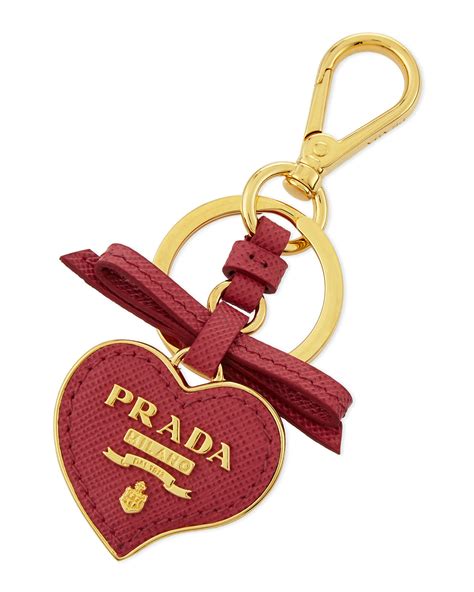 key purse prada|prada heart strap keychain.